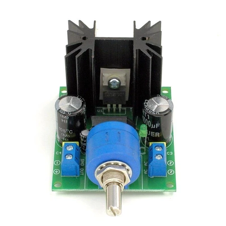 Precyzyjny, regulowany zasilacz uniwersalny 1.5 - 32V / 3A - zlutowany KIT AVT 1976