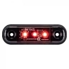 Lampa obrysowa LED czerwona 12/24 V, klosz przyciemniany DARK, 83,7 × 24,2 mm - L1319