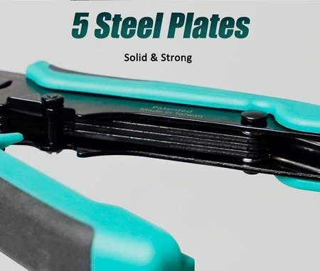 Zaciskarka RJ45 do wtyków przelotowych 8 pin kat.5, Proskit CP-342