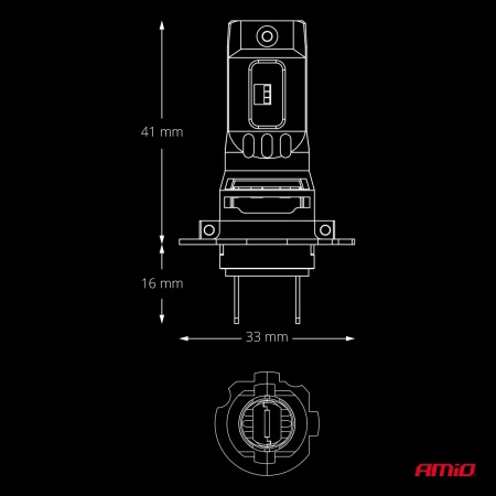 Żarówki samochodowe LED F26 PRO LumiTec LIMITED +130% DUO FULL CANBUS H7/H18 12/24V AMIO 04872