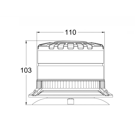 Lampa błyskowa LED X-SPIDER 1 magnes ALR0085