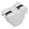 Obudowa modułowa na szynę DIN ZD1003J, 90 × 53,7 × 65,2 mm, ABS, szara, Kradex