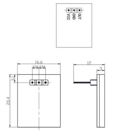 Moduł czujnika dotyku HTTM - podświetlany - czerwony - pamięć stanu