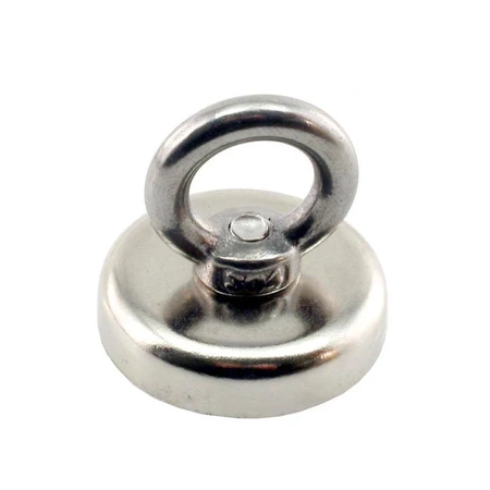 Magnes neodymowy okrągły średnica 32mm z uchem udźwig 25 kg - MAG104
