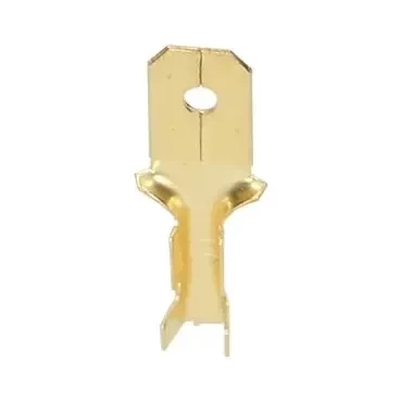 Konektor płaski męski nieizolowany 6.3mm 2.5mm² - końcówka kablowa - blister 10szt