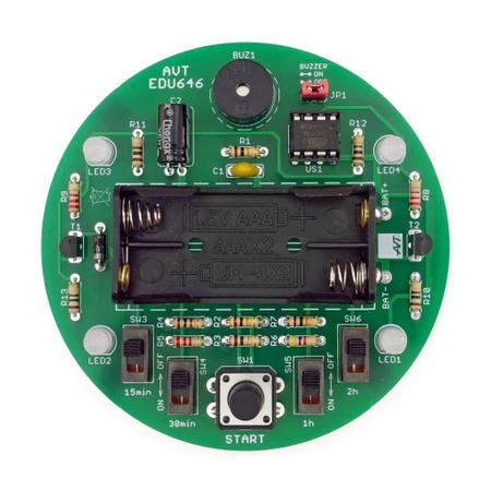 Zestaw 3 kitów DIY do nauki lutowania, AVT EDUBOX1