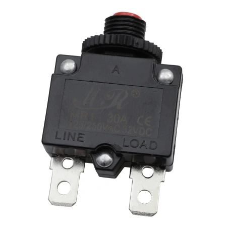 Wyłącznik nadprądowy bimetaliczny MR1 30 A 250 V AC, 1 tor, panelowy