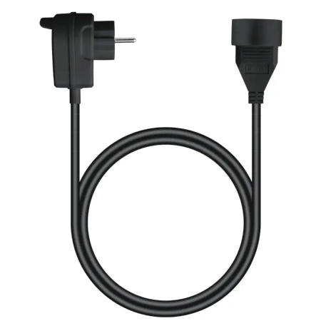 Przedłużacz 3m, 1 gniazdo przelotowe, 2300W, PS53 czarny