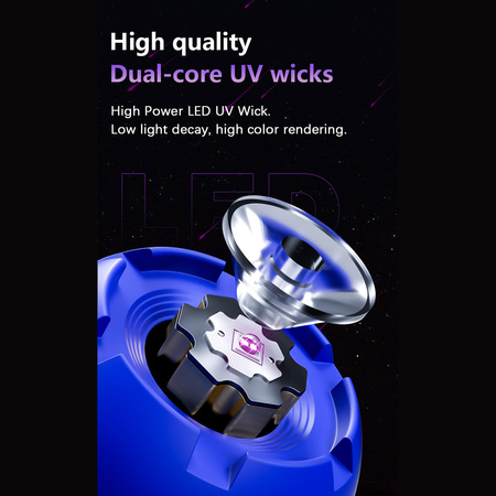 Lampa UV Q1 Mechanic, niebieska