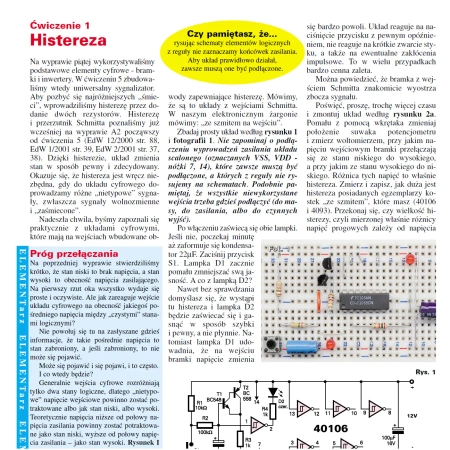 Zestaw elementów do nauki elektroniki. Kurs dla początkujących - Lekcja nr 6 - 13 ćwiczeń - EDW A06