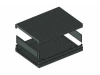 Obudowa uniwersalna Z19, 128 × 94 × 25 mm, ABS, czarna, z panelami bocznymi, Kradex