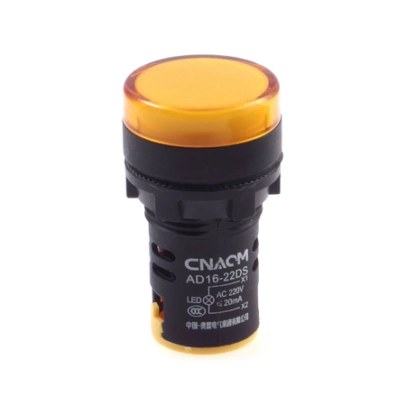 Kontrolka LED żółta - AD16-22DS - lampka sygnalizacyjna