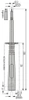 Sonda probiercza 140mm bezpieczna, gniazdo 4mm, czerwona