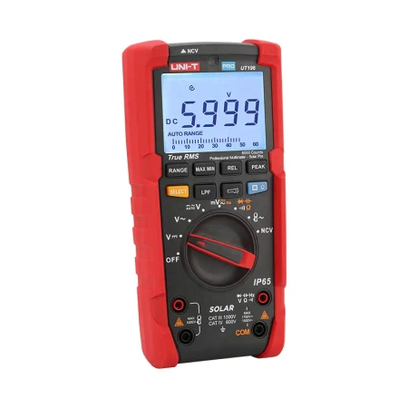 Multimetr do fotowoltaiki Uni-T UT-196 Solar PRO, True RMS, 1500 V AC, 1700 V DC, IP65