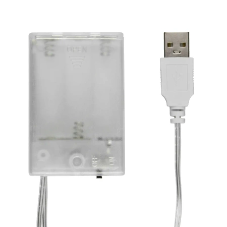 Neon LED "księżyc", dekoracja LED 38x28,5cm zasilanie z baterii lub USB