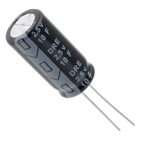 Kondensator elektrolityczny 10 F, 2,5 V