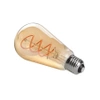 Żarówka LED E27 Filament dimmable ST64 250lm 4W 2200K amber