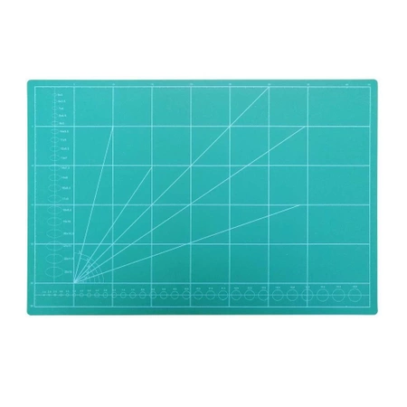 Mata modelarska do cięcia 45x30cm (A3) – samogojąca, wielowarstwowa, dwustronna, zielona KC1044