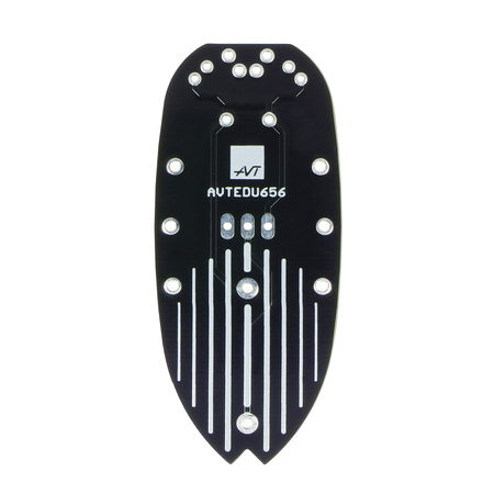 Czarny robaczek DIY do nauki lutowania AVT EDU656