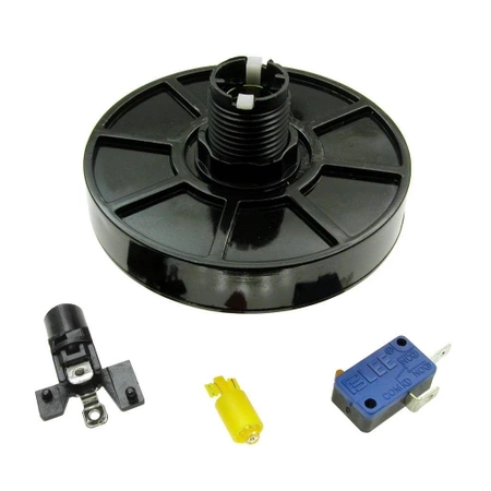 Przycisk arcade BIG Push monostabilny żółty, LED 12 V, 3 A / 250 V, PRZEL604
