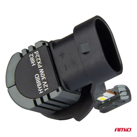 Żarówka samochodowa LED 2szt HIR2 6000K Canbus 60W AMIO-04119 seria HYBRID AMIO-04119