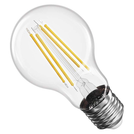Żarówka LED E27 bańka A60, 3,8 W, odpowiednik 60 W, ciepła biel, 806 lm, filament, EMOS ZAR-E-ZF5147