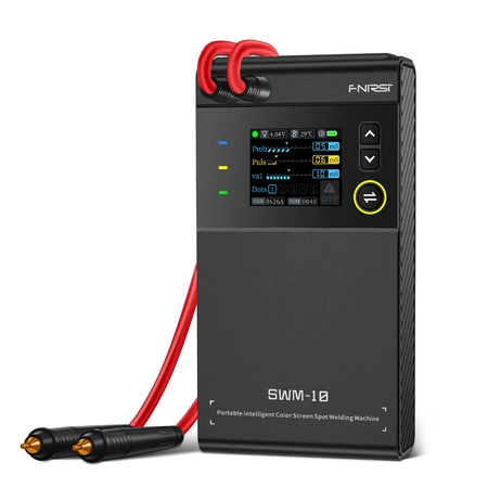 Zgrzewarka do ogniw - spawarka punktowa FNIRSI SWM10 z kolorowym wyświetlaczem i funkcją powerbank