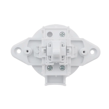 Włącznik światła schodowy, montaż natynkowy, kolor biały, seria Retro PRL