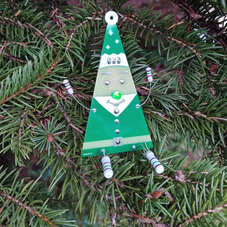 Elf Pomocnik- ozdoba DIY, zestaw do nauki lutowania, AVT XMAS6