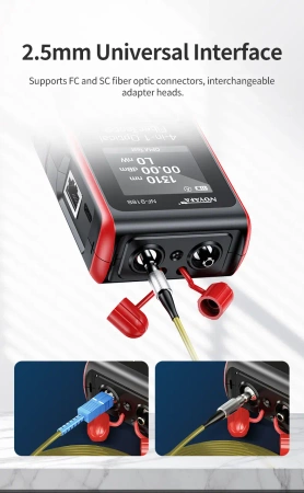 Mini tester kabli światłowodowych, Noyafa NF-916S