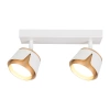 Kinkiet GX53 LED x2 biały+złoty, XUDO IK282W