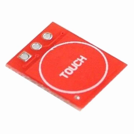 Czujnik dotykowy pojedynczy TTP223 14x11mm - Touch Sensor do Arduino