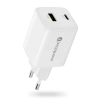Ładowarka sieciowa everActive GaN SC-450Q z gniazdem USB oraz USB-C PD PPS QC4+ 45W