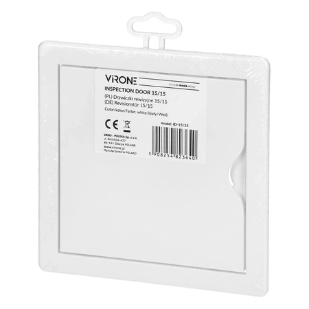 Drzwiczki rewizyjne 15x15cm białe Virone ID-15/15