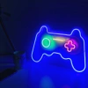 Neon LED "gamepad", dekoracja LED 41x27,5cm zasilanie z baterii lub USB