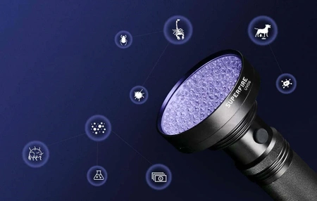 Latarka UV SuperFire UV06, 395nm