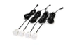 Zestaw czujników parkowania cofania Buzzer, 4 sensory białe, 22mm AMIO-01568