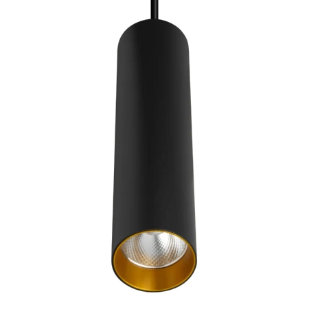 Lampa wisząca szynowa, 12W, 753lm, 4000K, 30cm, czarna