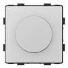 Ściemniacz dimmer 500W, 80W dla LED, regulator obrotów wentylatora - szklana ramka - szary - Tawoia Glass