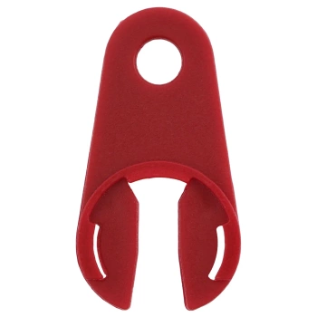 Uchwyt do pastylek ibutton DS1990 czerwony, konstrukcja półotwarta