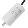 Kondensator rozruchowy do silnika 12uF 450VAC, przewody 15cm, 35x65mm