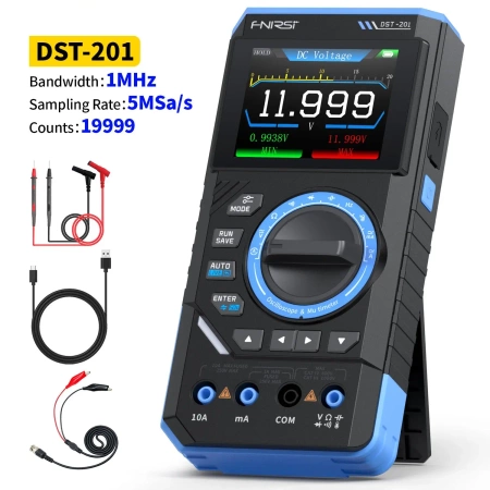 Oscyloskop z multimetrem i generatorem, FNIRSI FN-DST-201