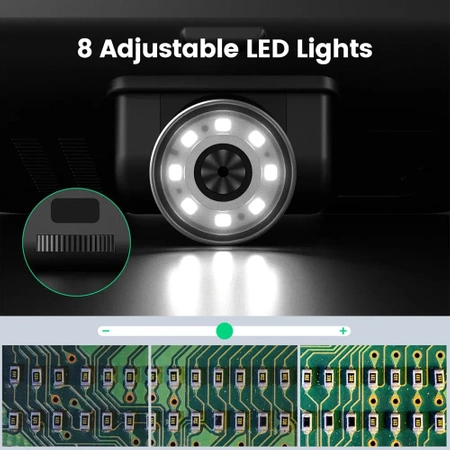 Mikroskop cyfrowy z wyświetlaczem IPS 10.1 cala, AD210 ANDONSTAR