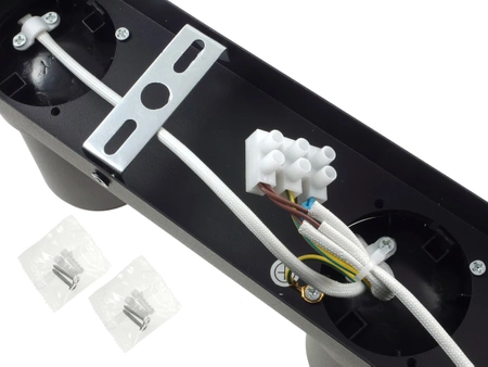 Kinkiet GU10 LED Timo ruchomy x4 czarny listwa 60cm