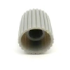 Gałka do potencjometru na oś 6mm - 15x15mm - szara, żółty znacznik - GS15