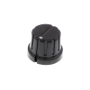 Gałka z kołnierzem do potencjometru na oś 6mm - 21x16mm - czarna