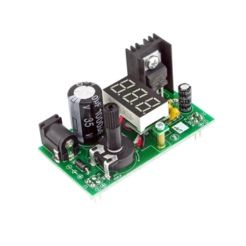 Regulowany zasilacz do płytek stykowych (nie zawiera płytki stykowej) - zlutowany KIT AVT 1990