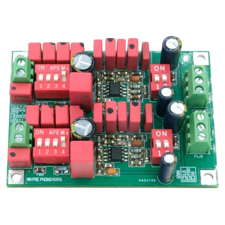 Przedwzmacniacz gramofonowy stereo MM z pasywną korekcją - PCB do projektu AVT 6068