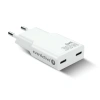 Ładowarka sieciowa everActive SC-385Q 2xUSB-C 30W BIAŁA