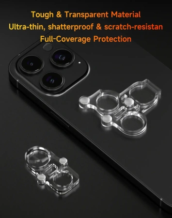 Osłona modułu kamer CP23, magnetyczna, do iPhone 12–17, Mechanic